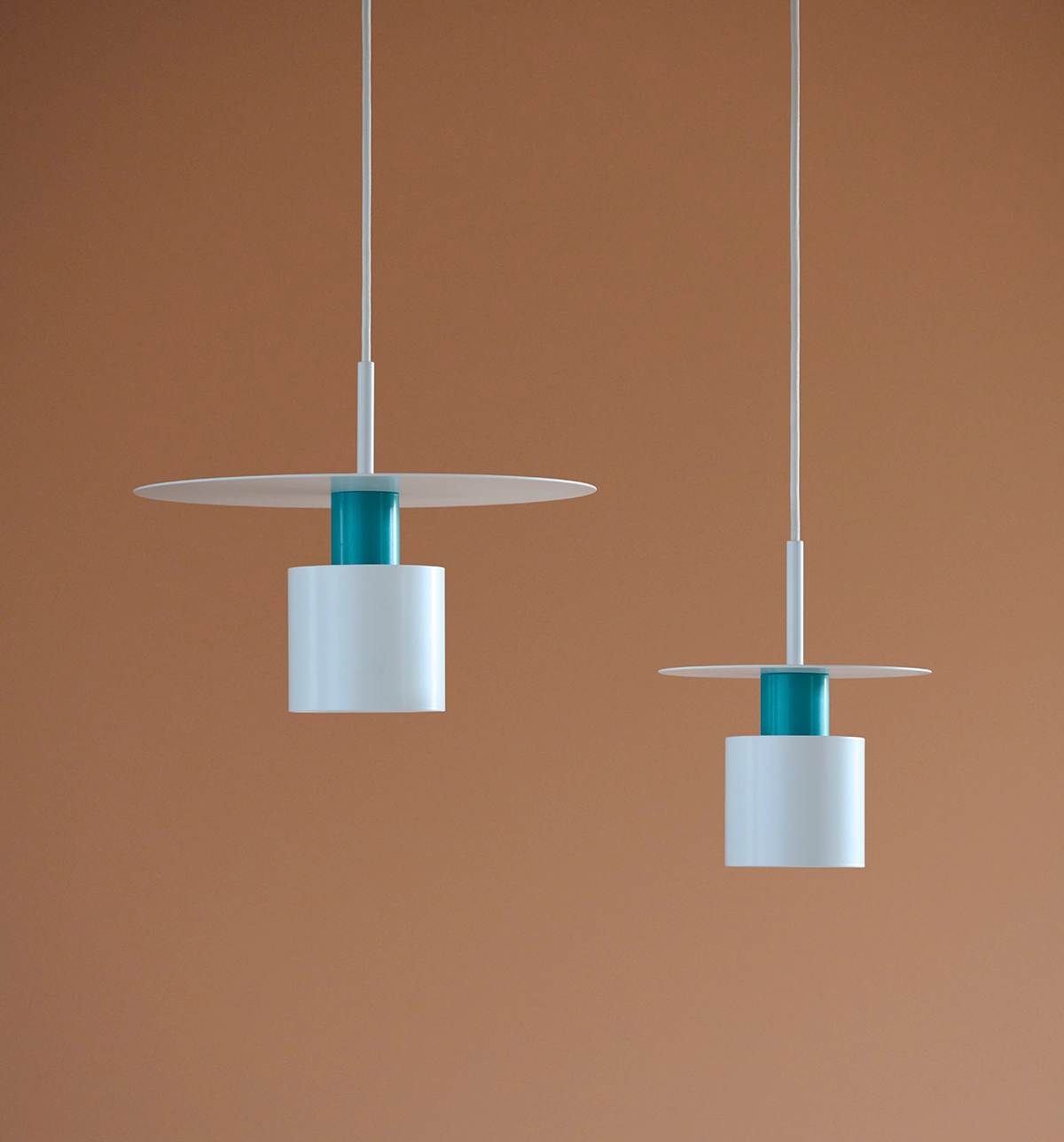 Pendel grøn KOLORIT L1600-200-340 stor og lille