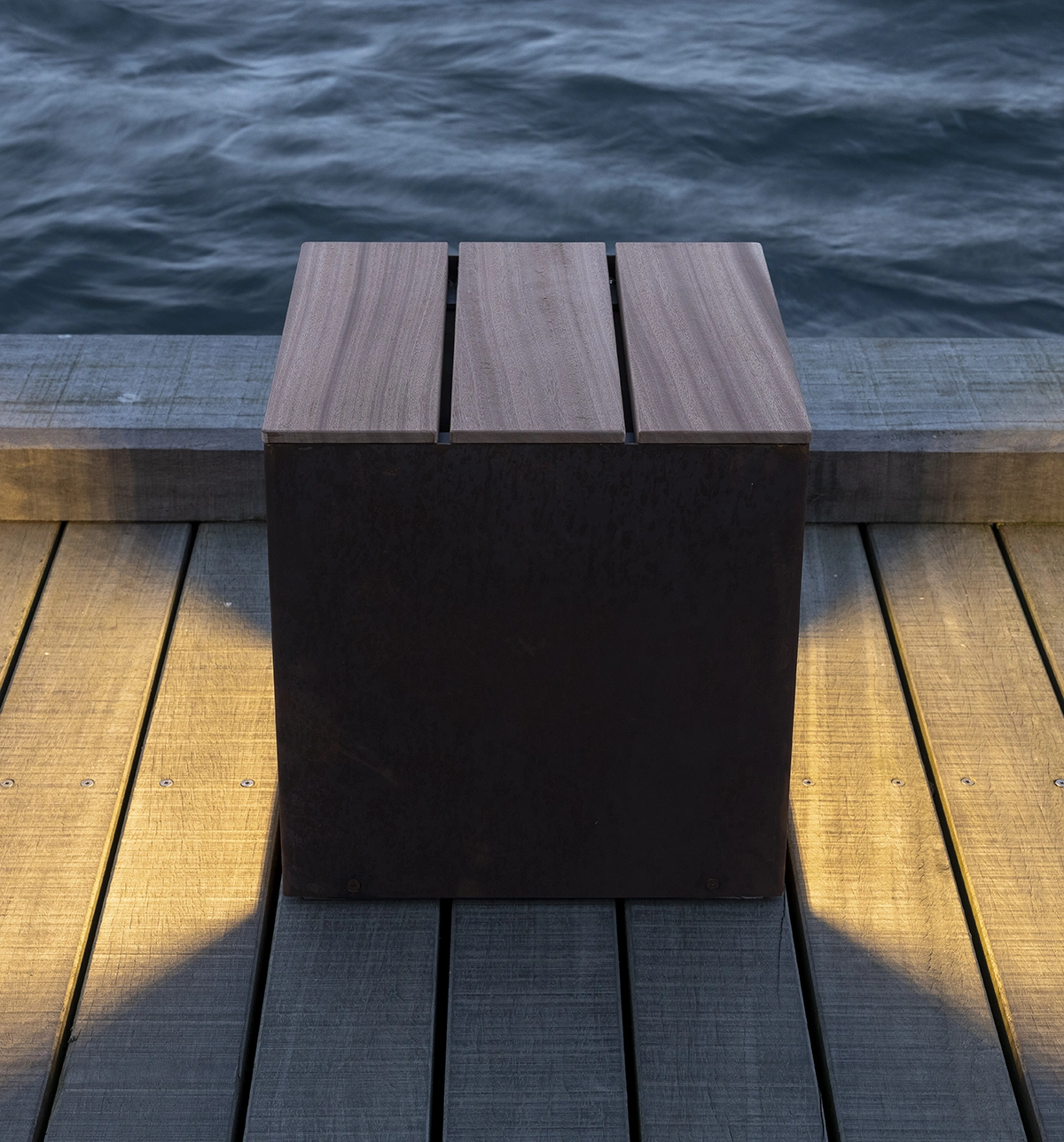 Havelampe cortén NYE L1004