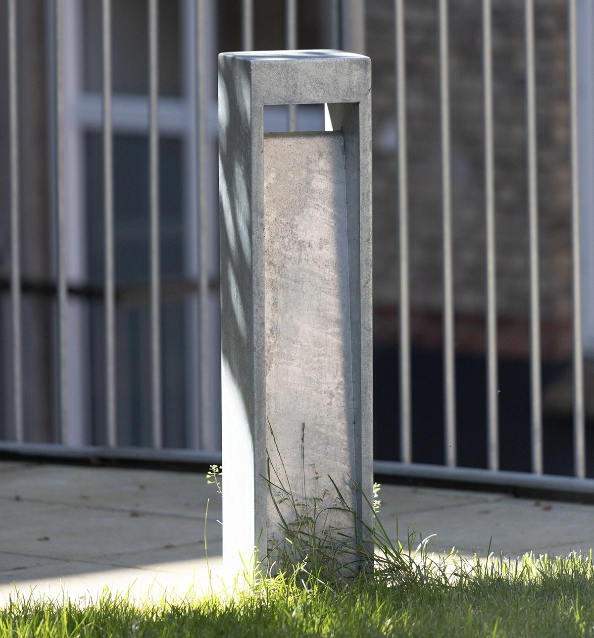 Galvaniseret pullertlampe NYE L1002