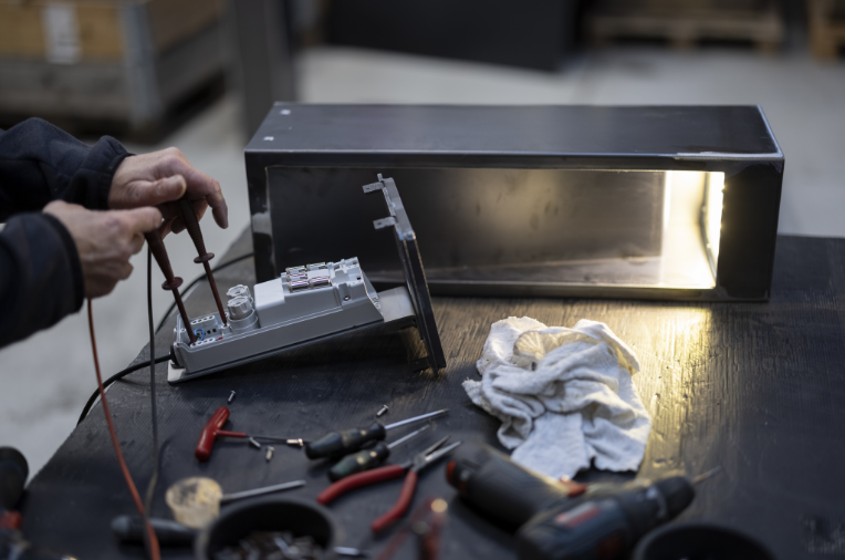 Produktion - Montage - Lampas