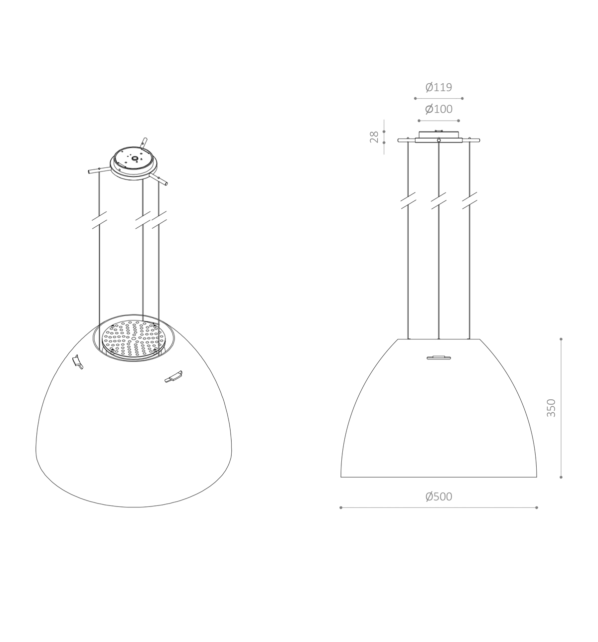 BALLO L804-500 tegning
