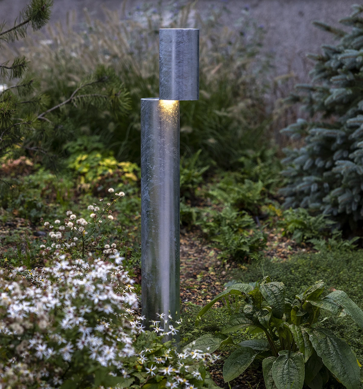 Galvaniseret havelampe OCO L1500